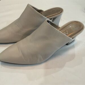AGL Italian made Women's Light Taupe Mules, Euro size 39.5, approx 9.5 womens